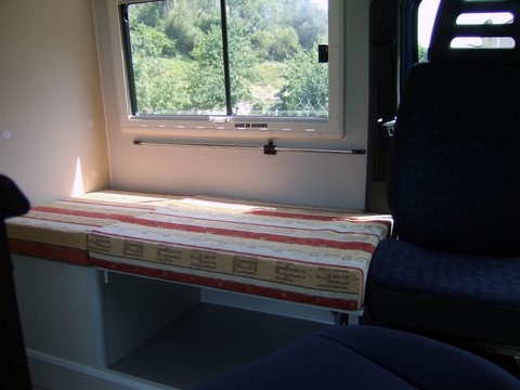 vue banquette iveco long