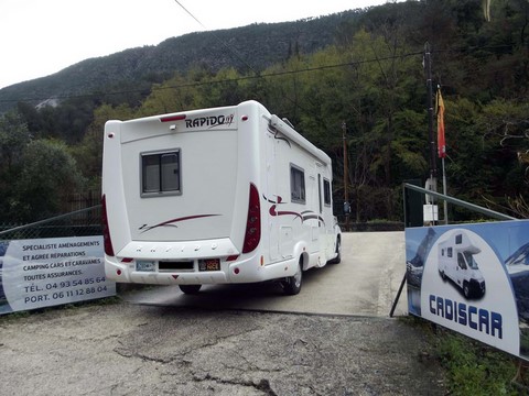 Vue en extérieur  arrière du rapido